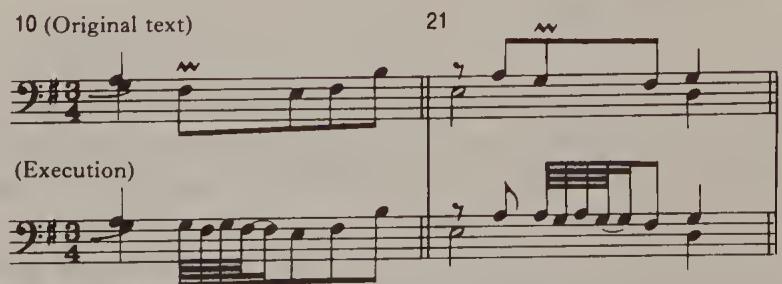 Ex. 14.3. Goldberg Variations, Aria, ed. R. Kirkpatrick (Schirmer, New York, 1938)；$^{4}$ On the embellishment of this theme see below, pp. 466 f.