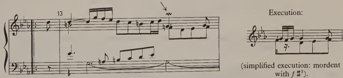 Probably incorrect execution of bar 3: Suggested execution: $^{17}$；$^{18}$ I am grateful to Konstantin Restle of Munich for pointing this out to me.