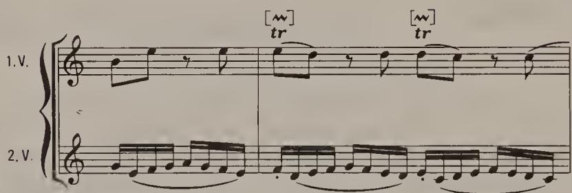 Ex. 14.39. Concerto in C major for two harpsichords, BWV 1061, third movement, bars 42–3