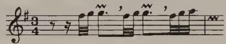 Ex. 14.58. Partita No. 6, BWV 830, Sarabande, bars 27–8