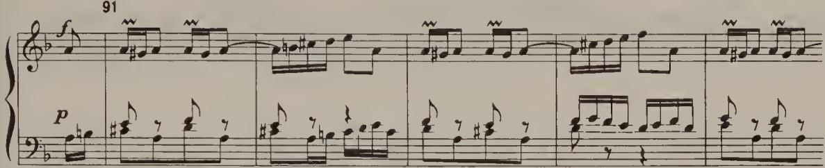 Ex. 14.64. Italian Concerto, first movement, bars 90–5