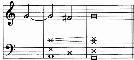 b. 2-1 in bass