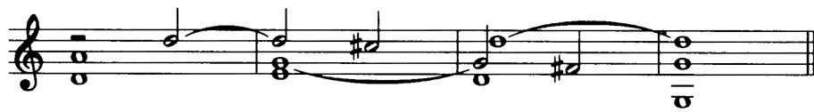 Example 14-5；Phrygian Cadence in Three Parts