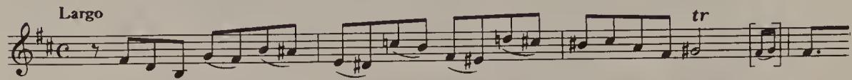 Ex. 15.11. WTC I, Fugue in B minor, bars 1–4