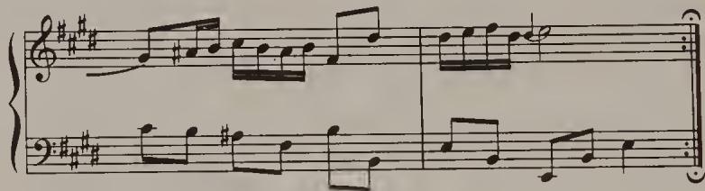 Ex. 15.12. French Suite No. 6, BWV 817, Polonaise (NBA), bars 23–4