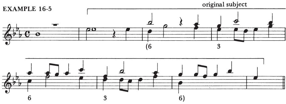 J. S. Bach: Fugue in Eb (WTC II)