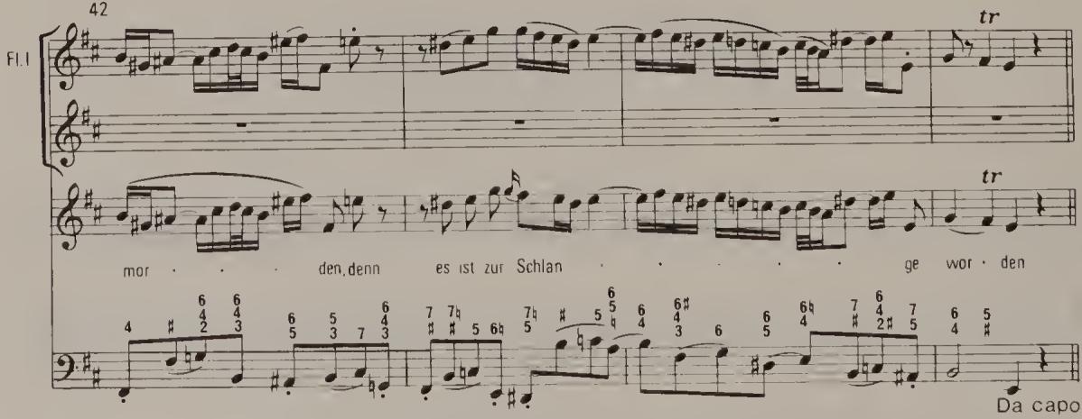 Ex. 16.14. St Matthew Passion, aria ‘Blute nur’, NBA No. 8, BGA No. 12, bars 42–5