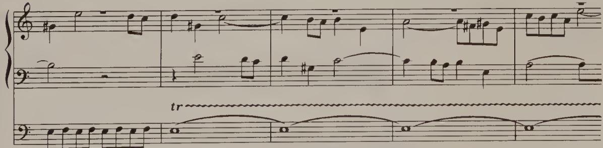 Ex. 16.18. &lsquo;Dorian&rsquo; Toccata and Fugue, BWV 538, Fugue, bars 178 ff.