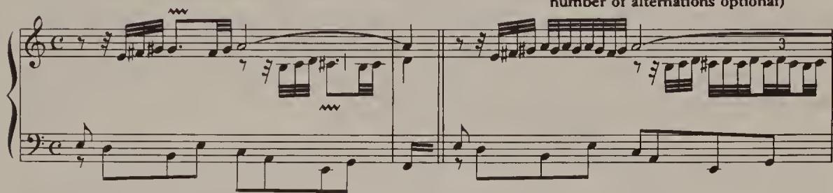 number of alternations optional)；Ex. 16.24