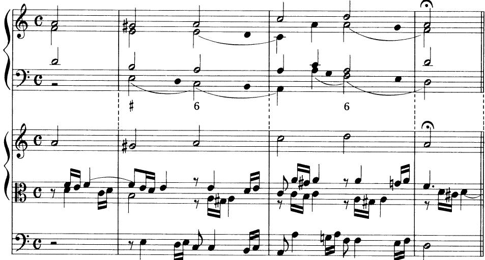 J. S. Bach: Christ ist erstanden (Orgelbüchlein), vers 1