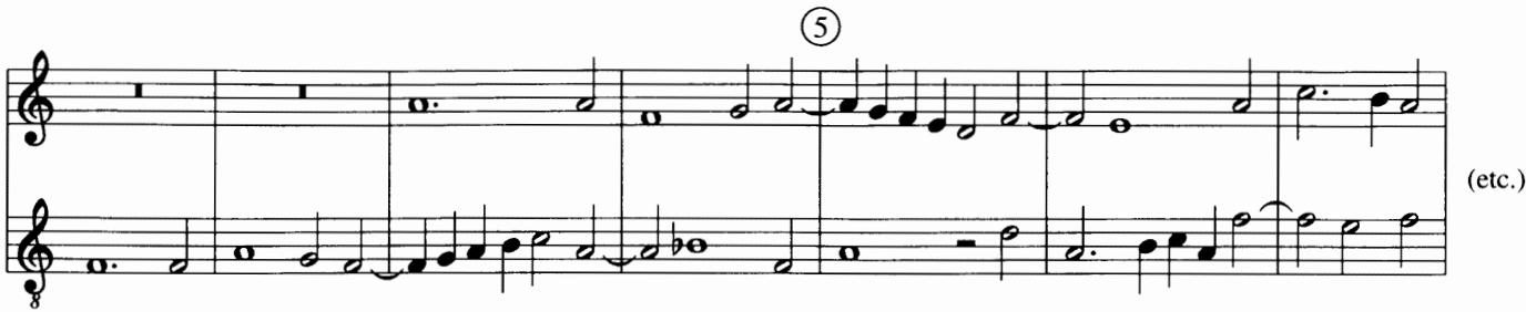 Example 19-20 (attributed to Giaches Brumel)