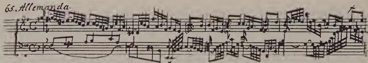 Ex. 19.15. Partita No. 6, BWV 830, Allemanda, bars 1–4, corrected first edition