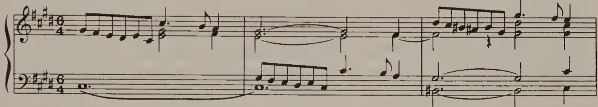 Ex. 19.22. WTC I, Prelude in C sharp minor, bars 1–3, earlier version