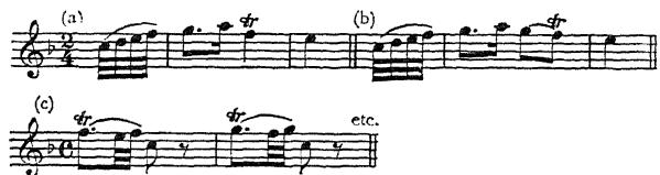 Interpretation (or in rhythm as at(c))