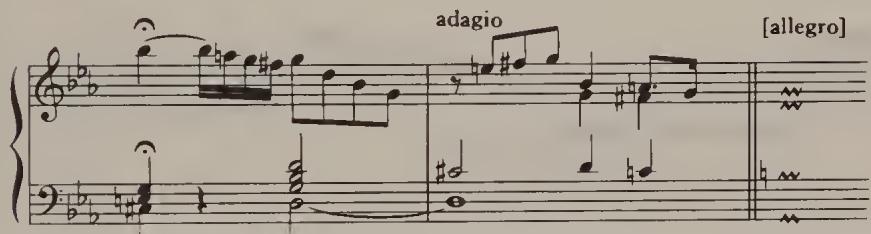Ex. 20.7；Ex. 20.8. Harpsichord Fugue in D minor, BWV 948