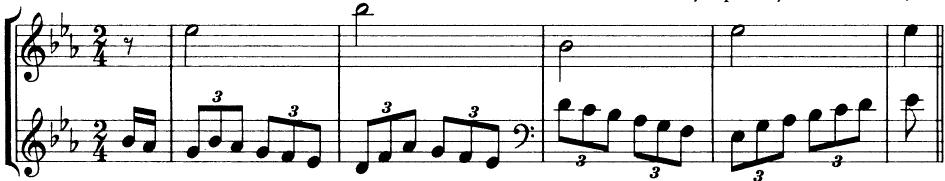EXAMPLE 22-8；Beethoven: Symphony No. 3 in Eb, IV