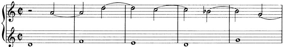 EXAMPLE 22-9；Johann Fux: Gradus ad Parnassum
