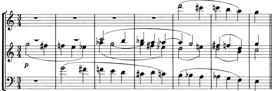 EXAMPLE 23-2；Mozart: Symphony No. 41 in C (“Jupiter”), III