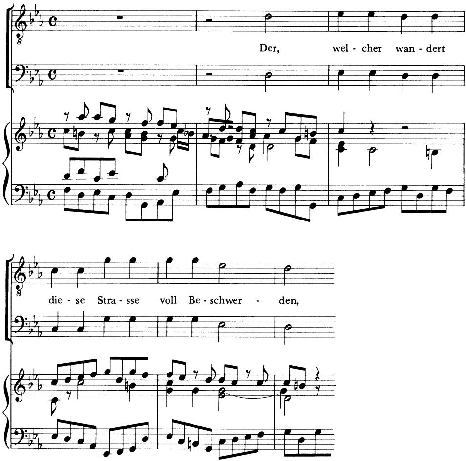 EXAMPLE 23-11；Mozart: &ldquo;The Armed Men&rdquo; (The Magic Flute)