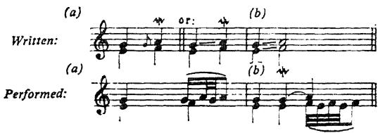 3. COMBINATIONS WITH THE TRILL OR TURN