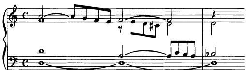 (a)；Ex.9 Frescobaldi, opening bars of (a) Toccata avanti la Messa della Madonna and (b) Toccata avanti il ricercar (con obligo . . .), from Fiori musicali (Venice, 1635)；(a)