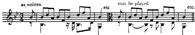 3. THE TRIPLET CONVENTION IN THE POST-BAROQUE PERIOD