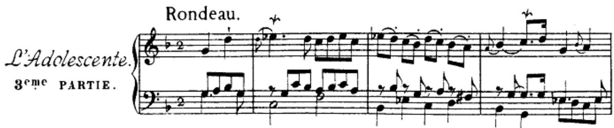 Example 5.14 François Couperin: “L’Adolescent e.”156