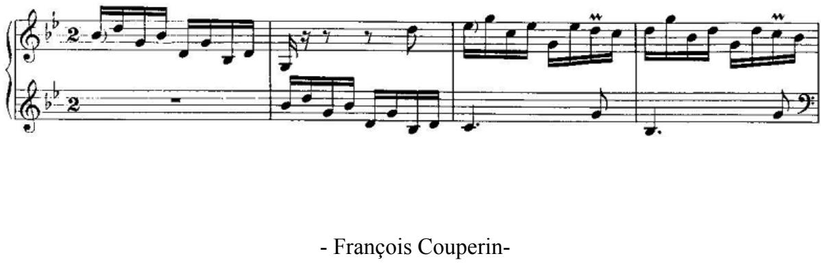 Example 5.8 Rameau: “L’Egyptienne” from Nouvelles Suites de Pièces de Clavecin.141 L’ Egyptienne
