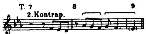 Figure 6.4 Schenker&rsquo;s reading of the second countersubject