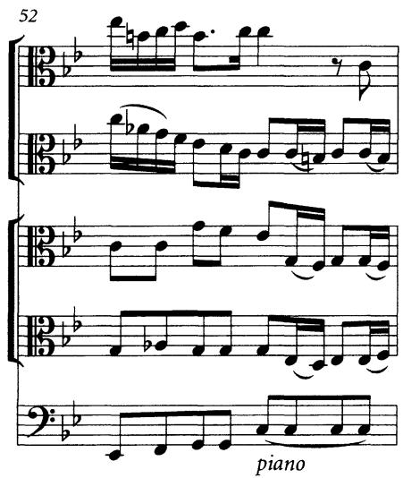 Example 7.9 BWV 1051/1, mm. 46–52