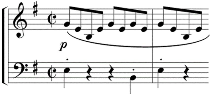 Allegro molto appassionato；Example 1-1.