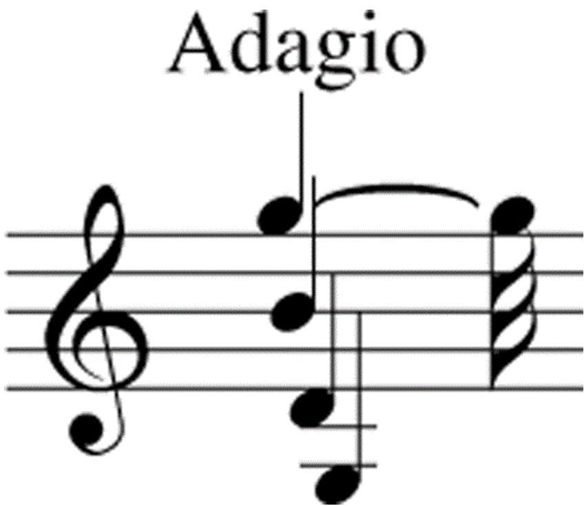 Example 1-3. J. S. Bach, Sonata in G Minor for Violin Solo, Adagio, opening chord.
