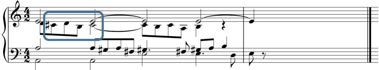 a) Frescobaldi: Libro primo, Toccata sesta, 16