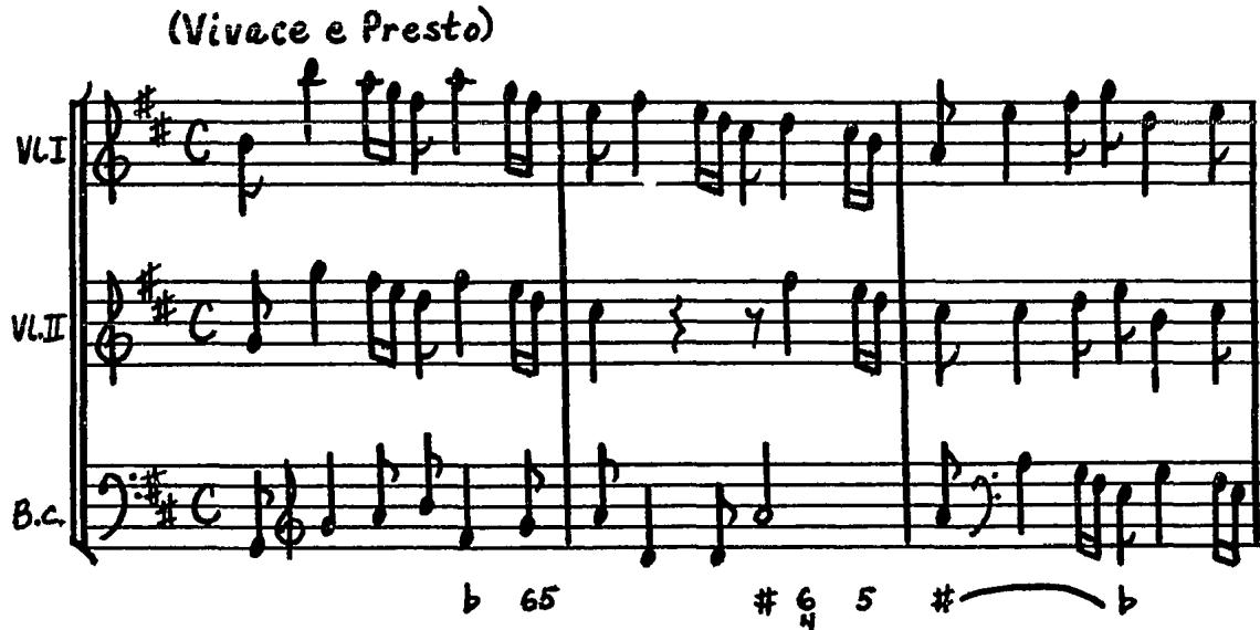 Example 27. Trio III (MS), Movement 2, mm. 28-30.