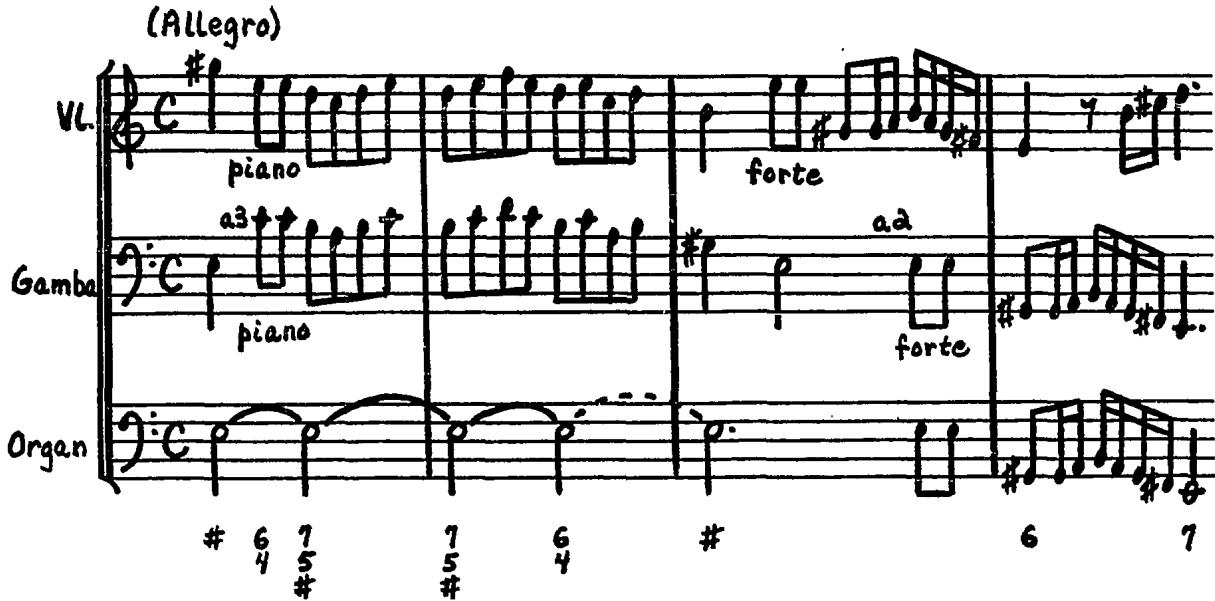 Example 30. Solo Sonata I (MS), Movement 3, mm. 12-15.