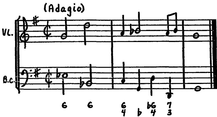Example 35. Sonata IV (1707), Movement 1, mm. 27-29.