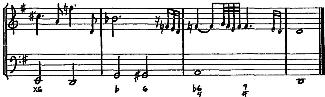 Example 36. Sonata IV (1707), Movement 2, mm. 59-65.