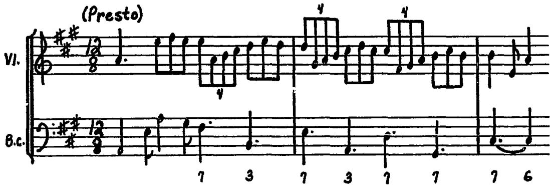 Example 44. Sonata VI (1707), Movement 2, mm. 39-41.