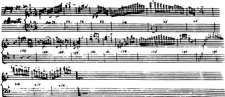 Figure 4. C. P. E. Bach, Embellishments for the Sonata in B $^{b}$ Major, Wq 50/5/iii (B-Bc: 5885, insert, p. 2)