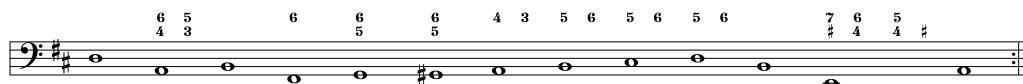 Beispiel 6: ›Schlechter Bass‹, konzipiert für den ersten Teil eines Suitensatzes