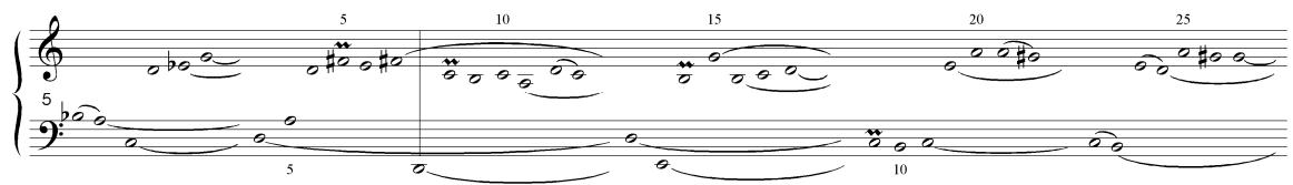 Example 7-4 (continued). Louis Couperin, Prelude 10 in C major. Parsing spans.