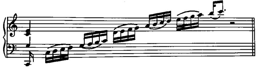 Figure 8: Campanella equivalent in Froberger’s “Lamento.”87