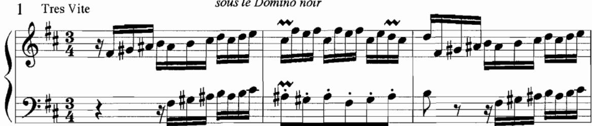 Les Folies françaises, ou les Dominos
La Frénésie, ou le Désespoir
sous le Domino noir
