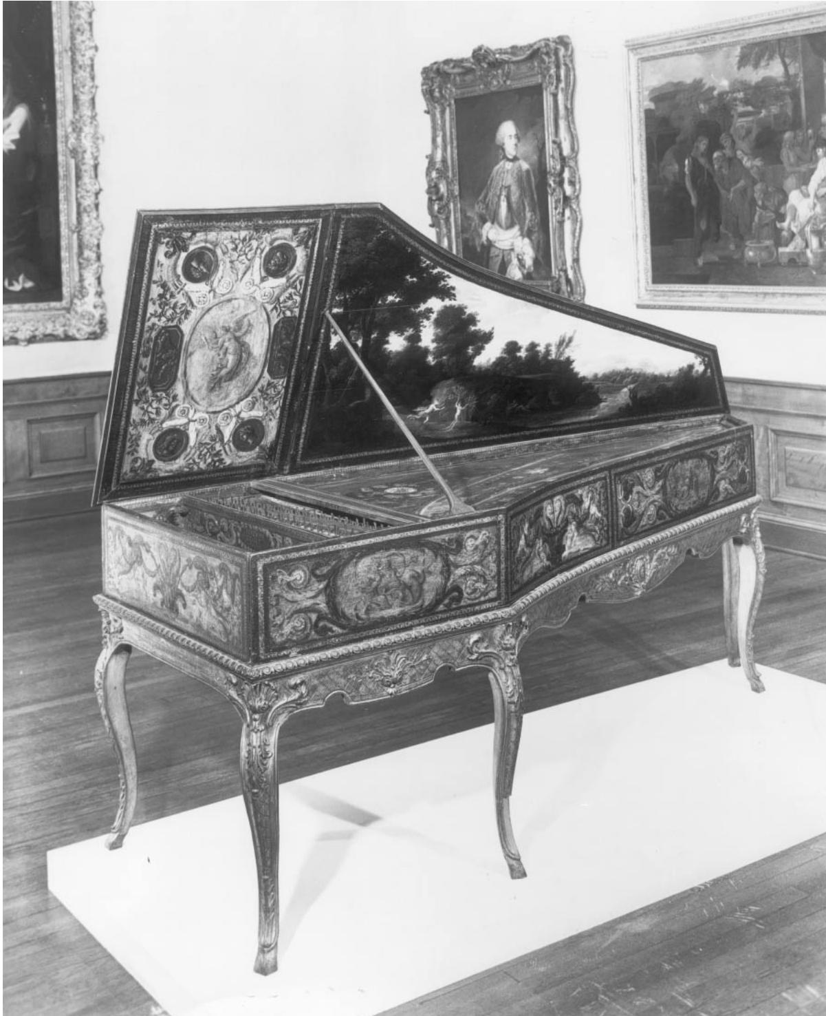 11 Double-manual harpsichord (1652, SN 1108) built by Claude Jacquet (Bequest of John Ringling, Collection of The John and Mable Ringling Museum of Art, the State Art Museum of Florida)