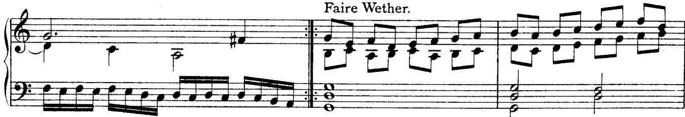 Faire Wether.