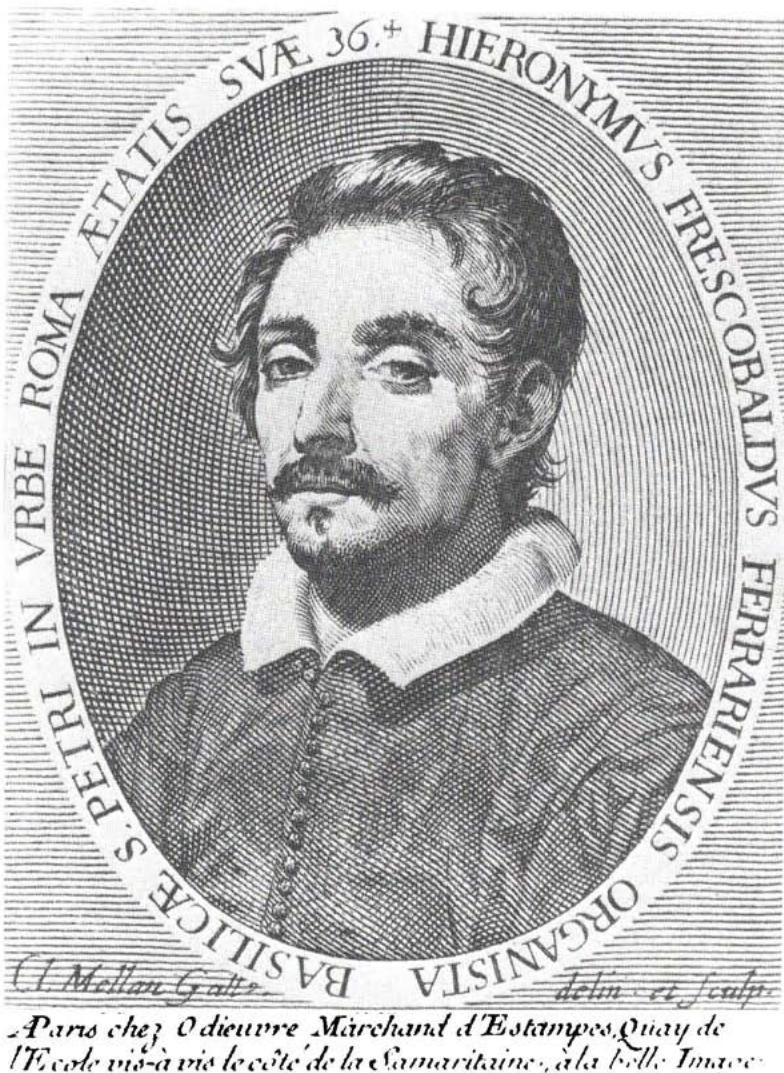 9. Engraving by Mellan of his drawing of Frescobaldi
