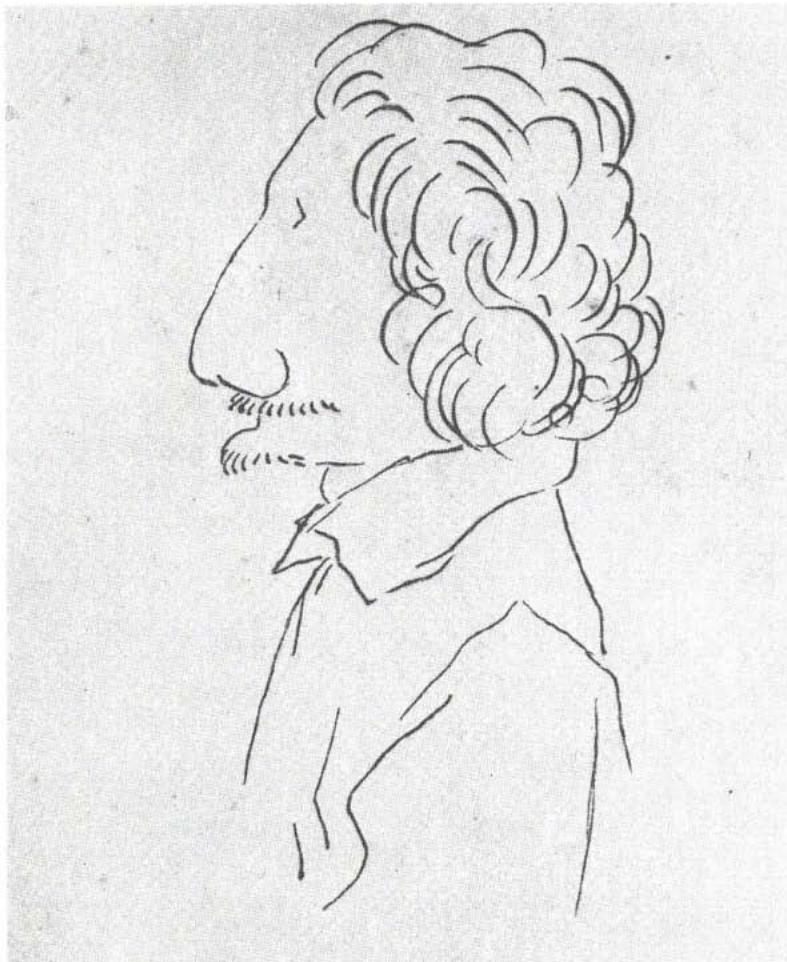 10. Caricature of Frescobaldi(?) by Bernini, ca. 1640–1645