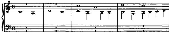 EXAMPLE 9.6 Fantasia VI, measures 1–4