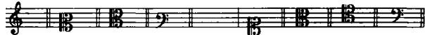 EXAMPLE 9.21 Clef-arrangements in the Recercari