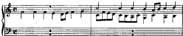 EXAMPLE 9.24 a. Canzon quarta, measures 1–2